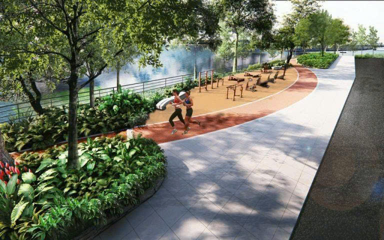 công viên vinhomes hóc môn