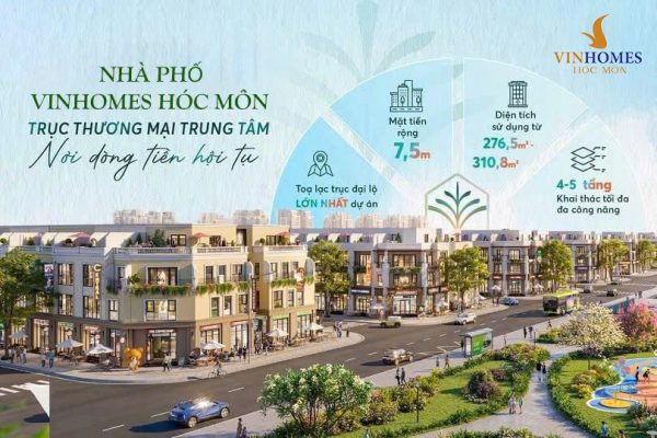 Nhà phố Vinhomes Hóc Môn