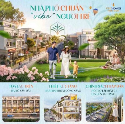 Nhà phố Vinhomes Hóc Môn
